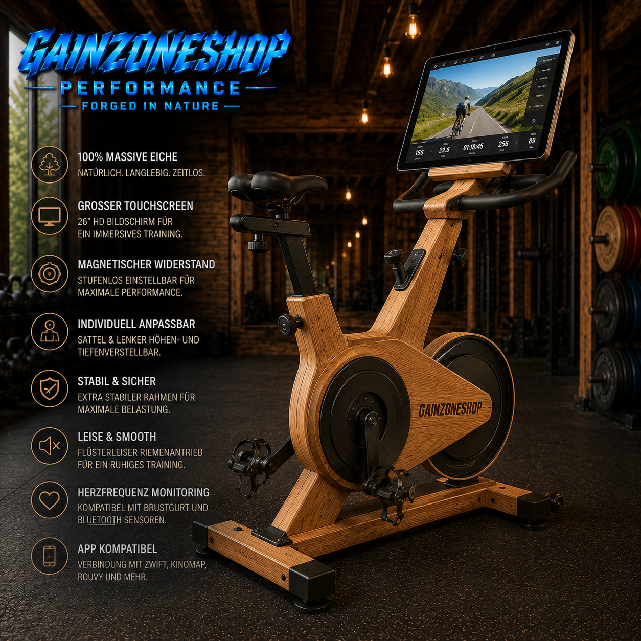 GAINZONESHOP Performance – Spinningbike